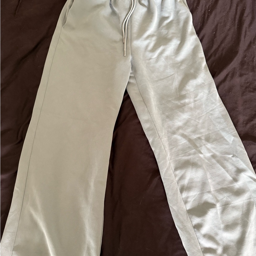 All in Motion Ribbed Soft Teal Blue Lounge Pants